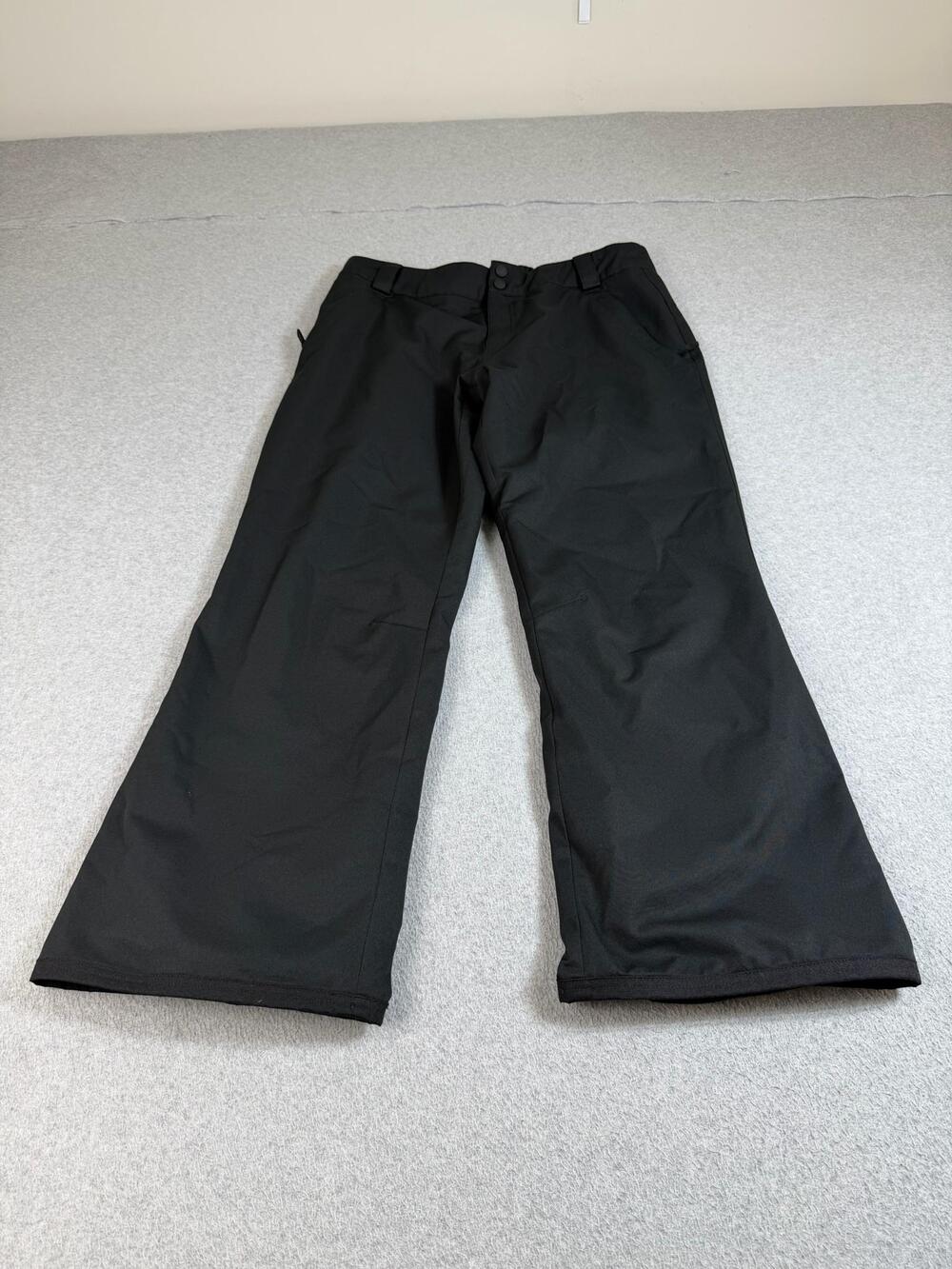 Obermeyer Snow Ski Pants Men Large Short Black Insulated Lined Outdoor Snowboard